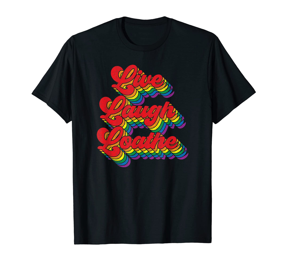 Goth Parody Rainbow Graphic Apparel