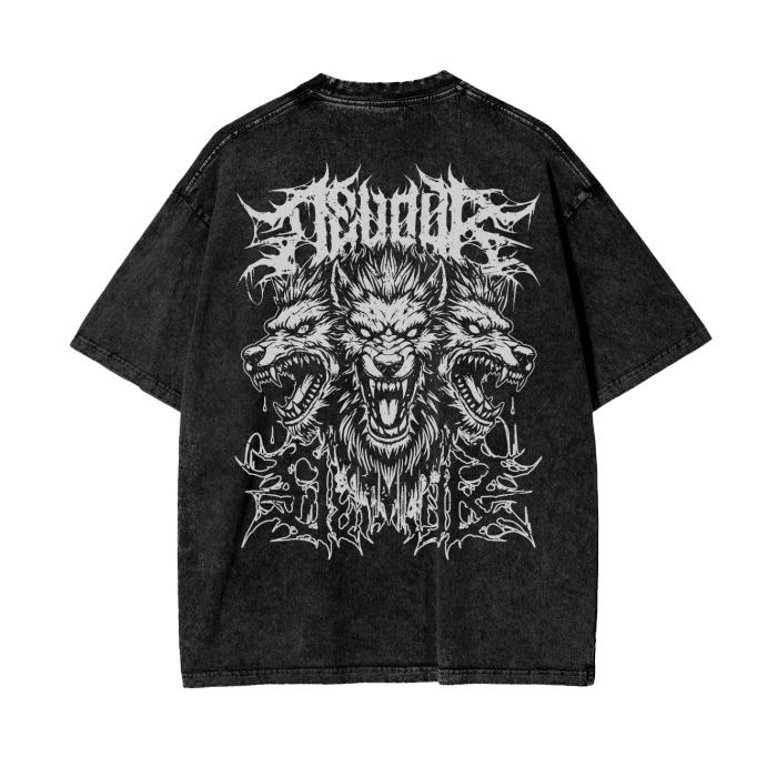 Cerberus Devour Acid-Wash Tee