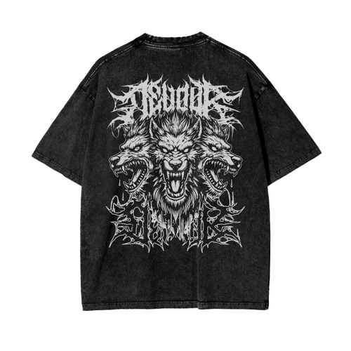 Cerberus Devour Acid-Wash Tee