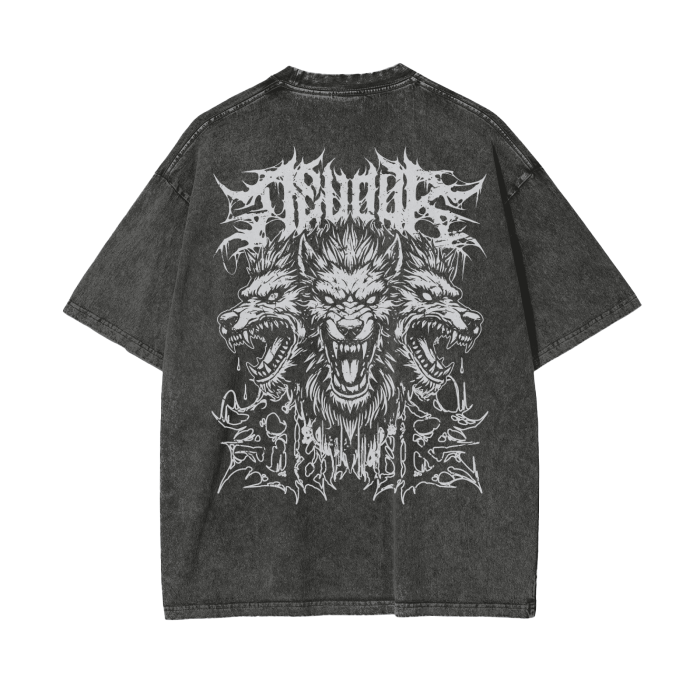 Cerberus Devour Acid-Wash Tee