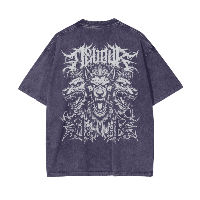Cerberus Devour Acid-Wash Tee
