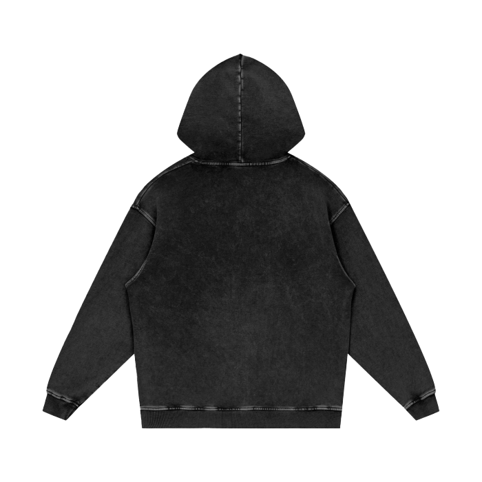 Exquisite Creature Acid-Wash Oversized Hoodie