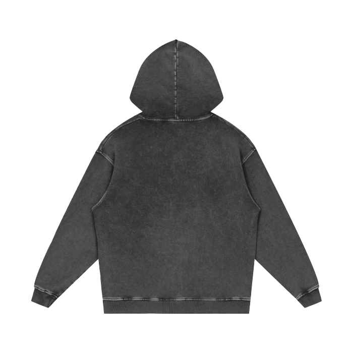 Exquisite Creature Acid-Wash Oversized Hoodie