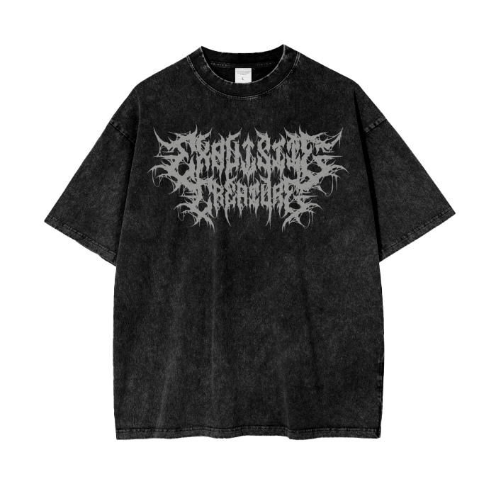 Exquisite Creature Acid-Wash Oversized Tee