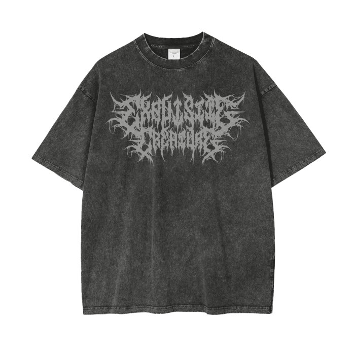 Exquisite Creature Acid-Wash Oversized Tee