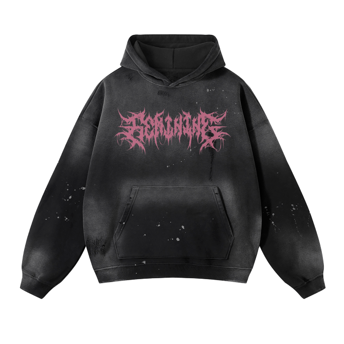 Feminine Vintage Metal Hoodie
