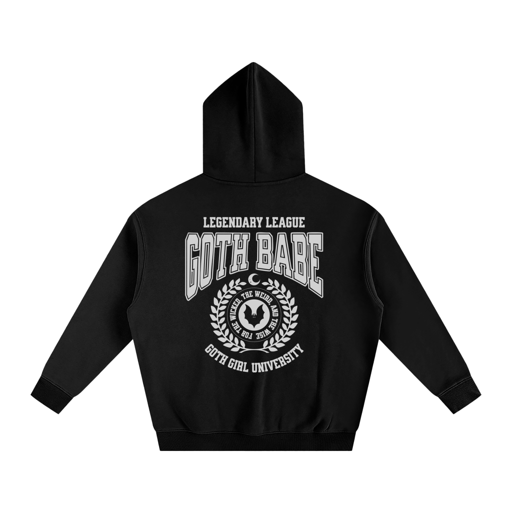 Goth Babe Oversized Fleece Hoodie