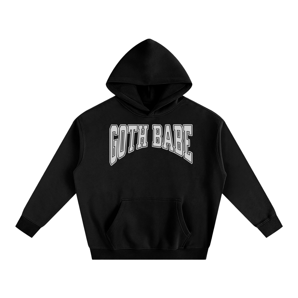 Goth Babe Oversized Fleece Hoodie