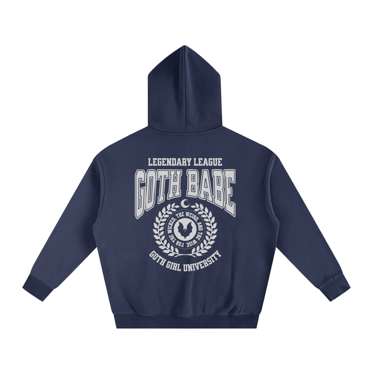Goth Babe Oversized Fleece Hoodie