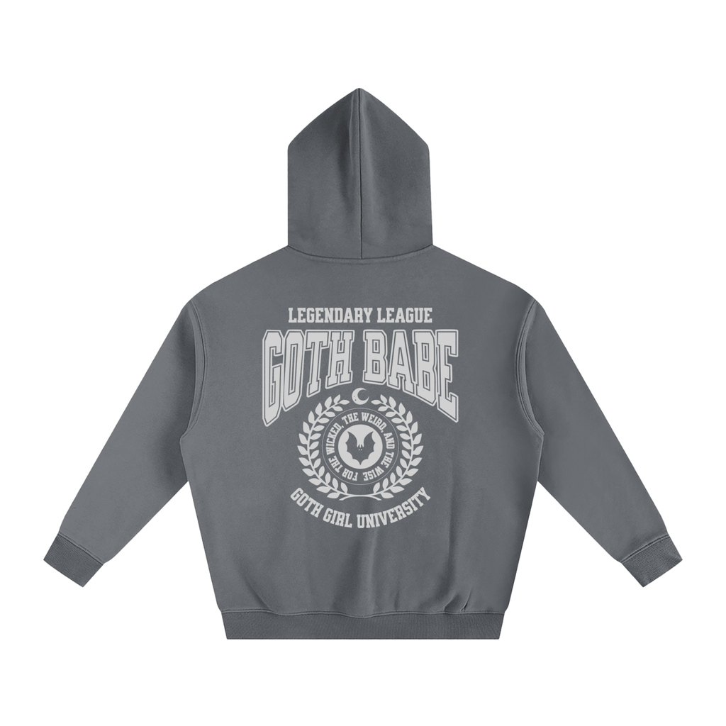 Goth Babe Oversized Fleece Hoodie