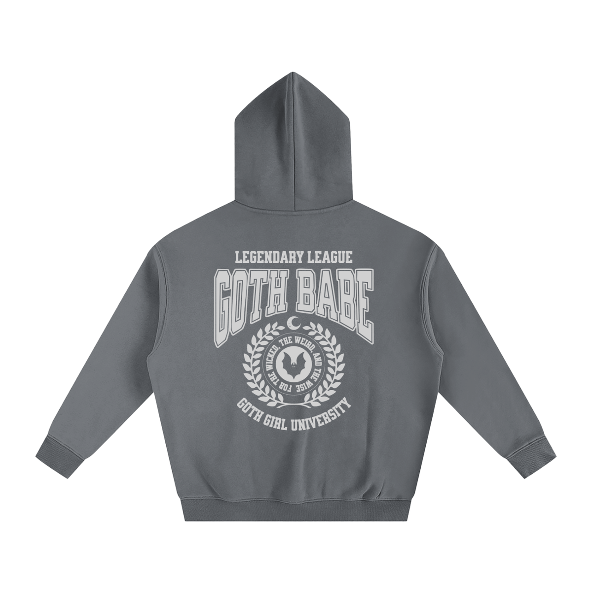 Goth Babe Oversized Fleece Hoodie