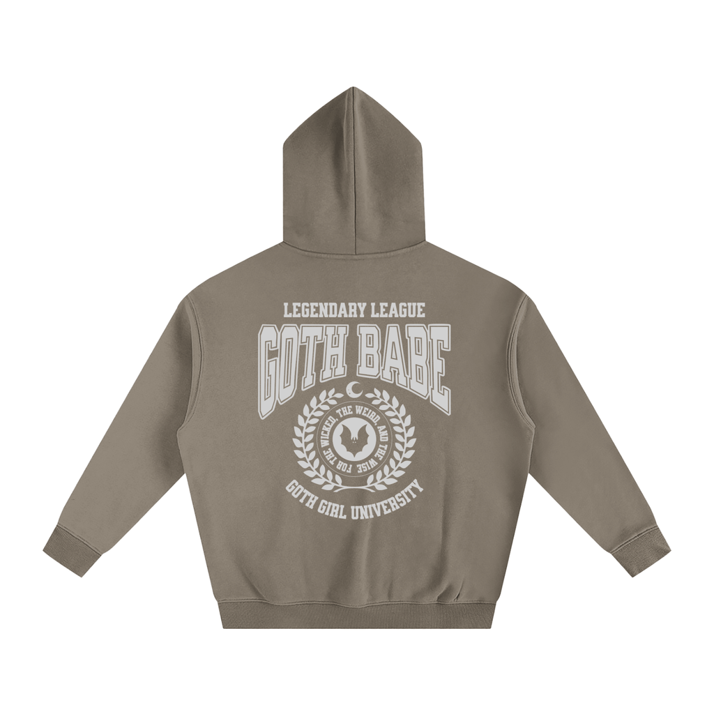 Goth Babe Oversized Fleece Hoodie