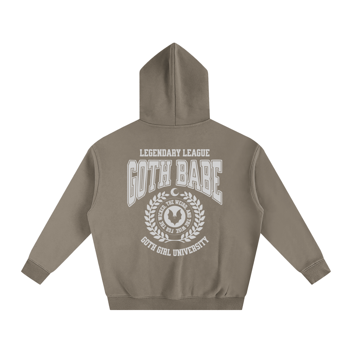 Goth Babe Oversized Fleece Hoodie