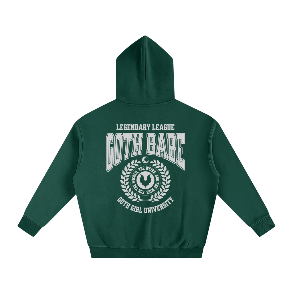 Goth Babe Oversized Fleece Hoodie