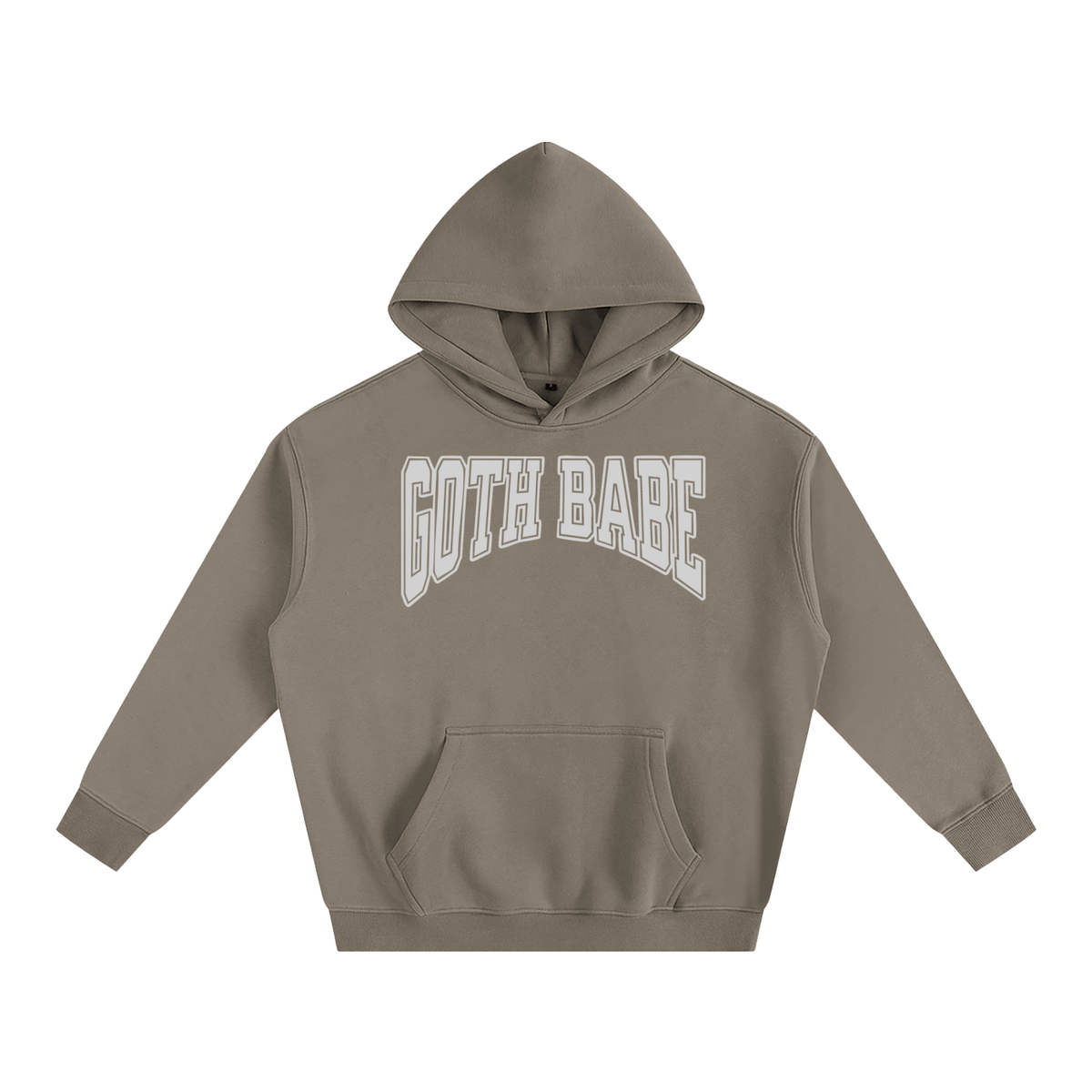 Goth Babe Oversized Fleece Hoodie