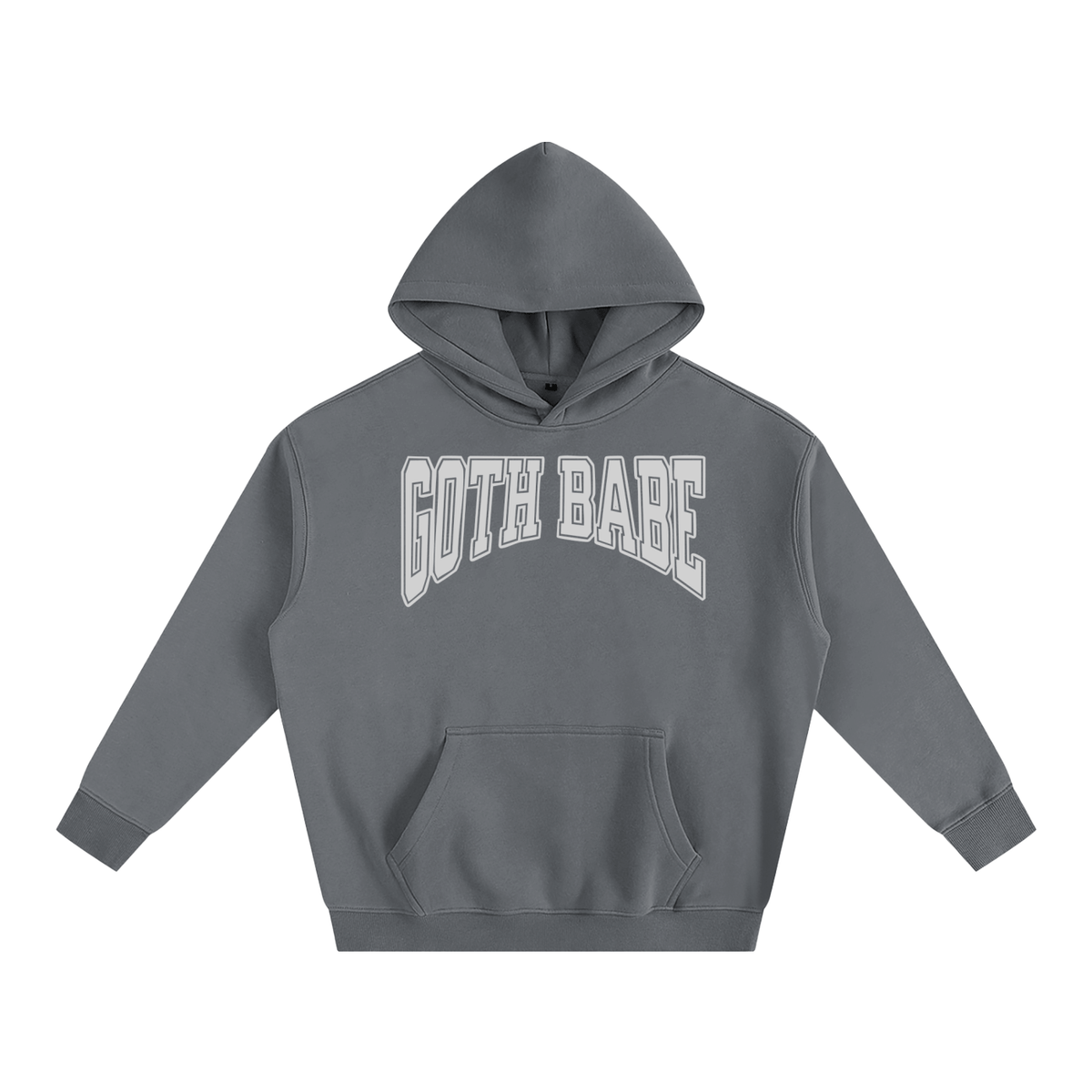 Goth Babe Oversized Fleece Hoodie