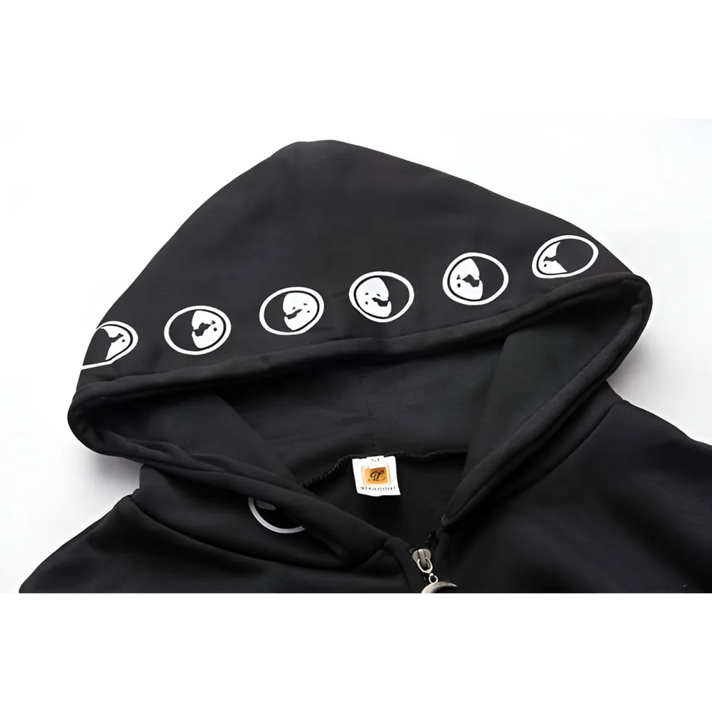 Lunar Phases Goth Hoodie