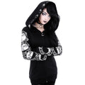 Lunar Phases Goth Hoodie