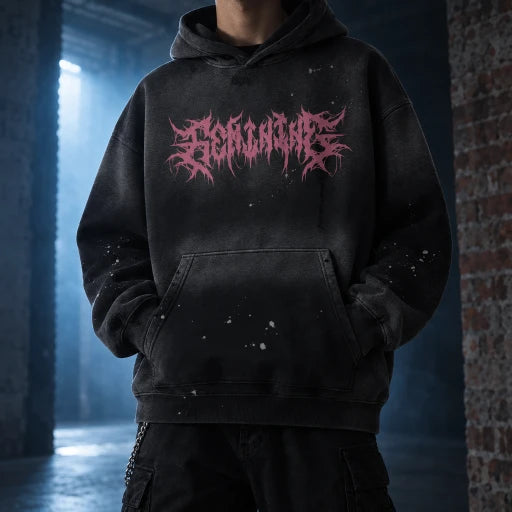 Feminine Vintage Metal Hoodie