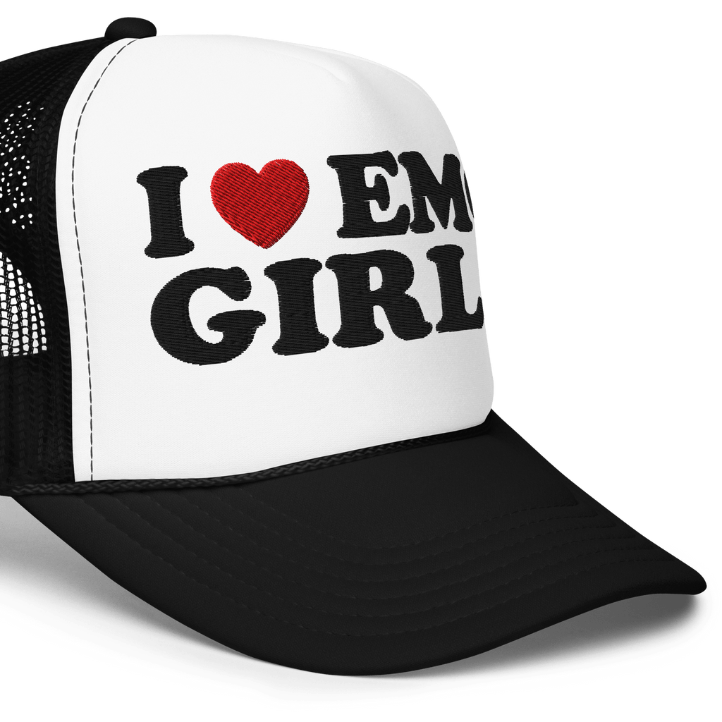 I Heart Emo Girls Foam Trucker Hat