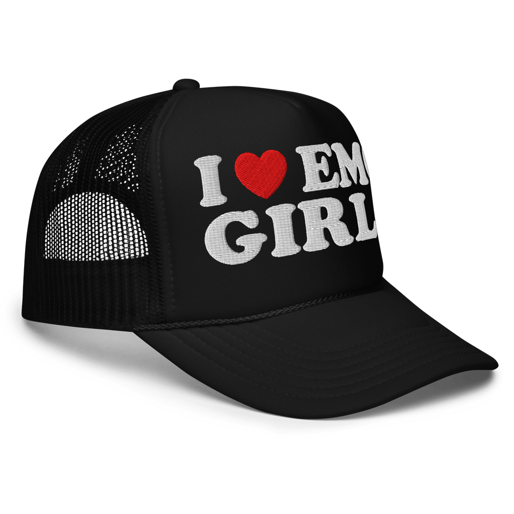 I Heart Emo Girls Foam Trucker Hat