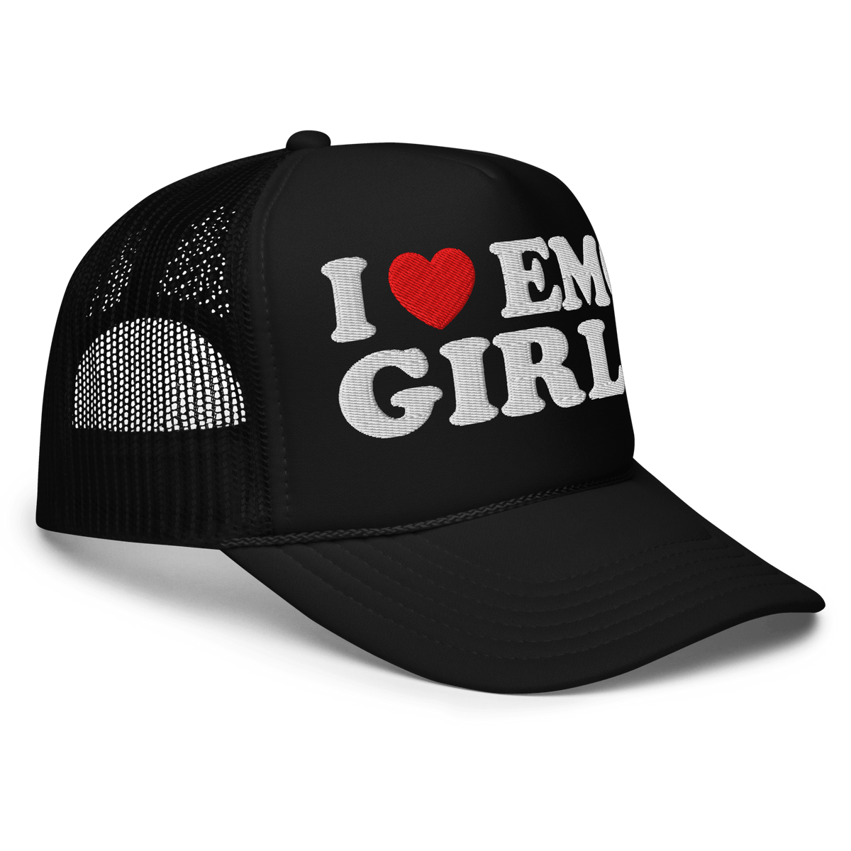 I Heart Emo Girls Foam Trucker Hat