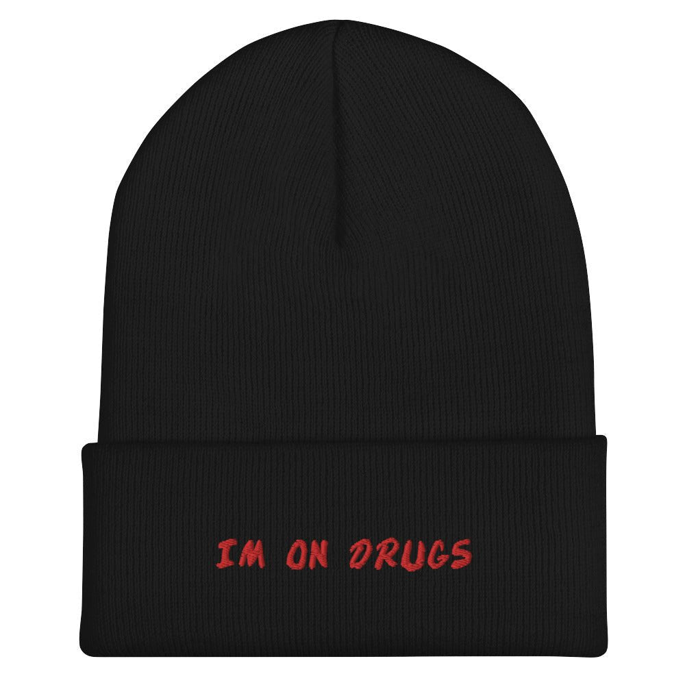 I'm On Drugs Retro Dare Beanie