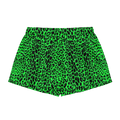 Lime Leopard Silky Pajama Shorts