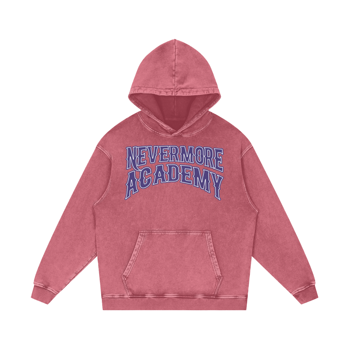 Nevermore Academy Acid-Wash Hoodie