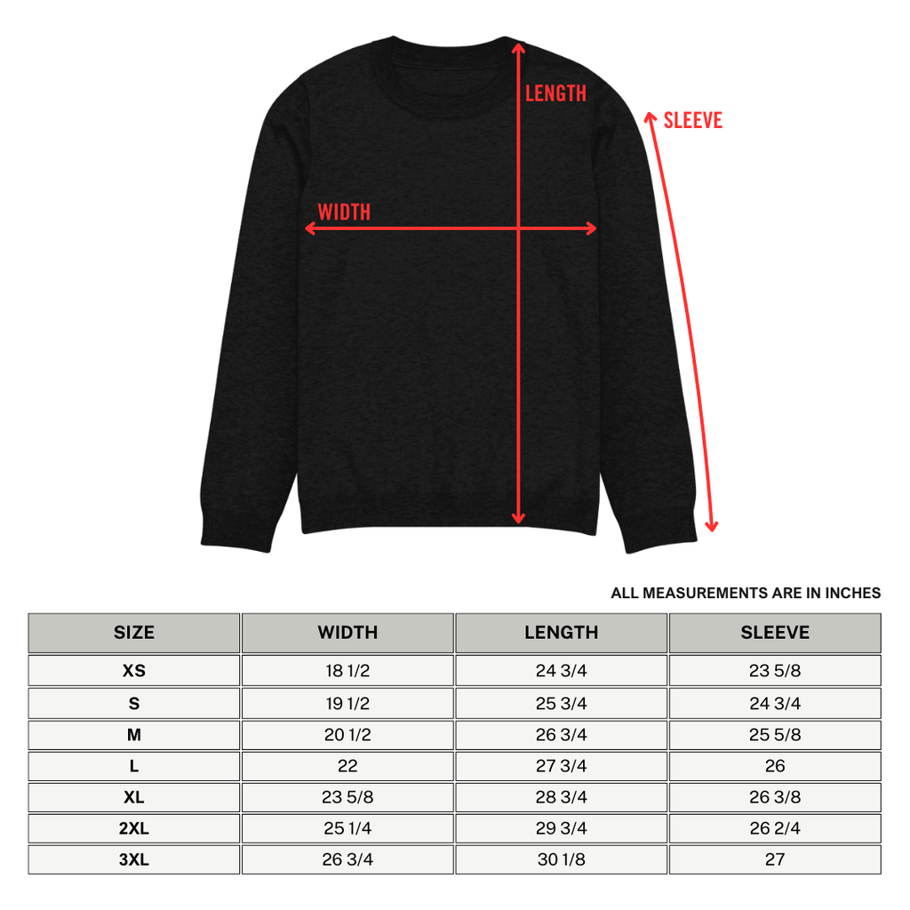Old School Ink Knit Crewneck Sweater