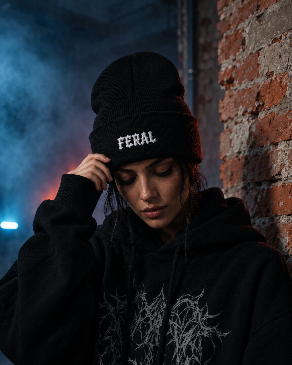 Feral Gothic Knit Beanie