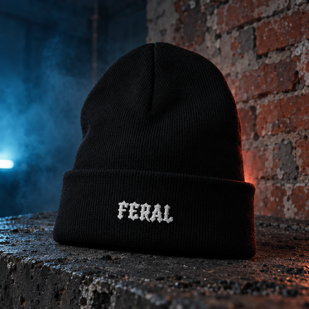 Feral Gothic Knit Beanie